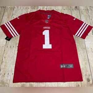 New Ricky Pearsall 49ers red Jersey Mens Medium
